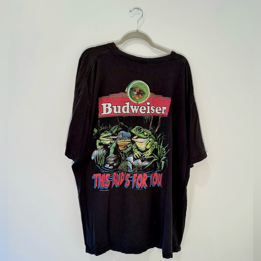 Vintage Budweiser Frogs This Buds for You T-Shirt